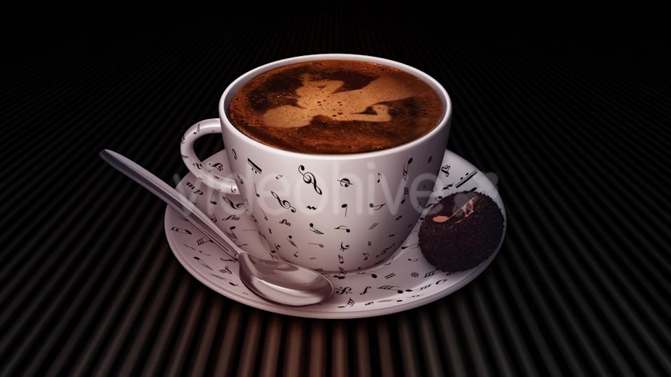 Coffee Cup With Violin Player Videohive 17964994 Motion Graphics Image 9