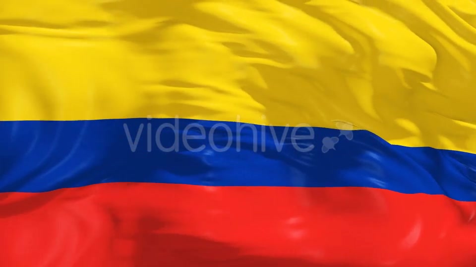 Colombia Flag 4K Videohive 20282942 Motion Graphics Image 3