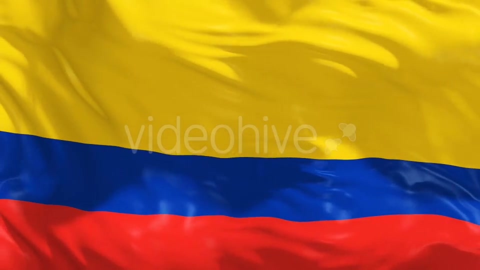 Colombia Flag 4K Videohive 20282942 Motion Graphics Image 5