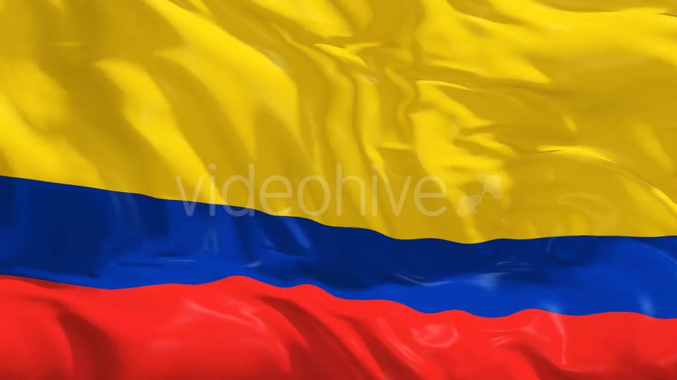 Colombia Flag 4K Videohive 20282942 Motion Graphics Image 6