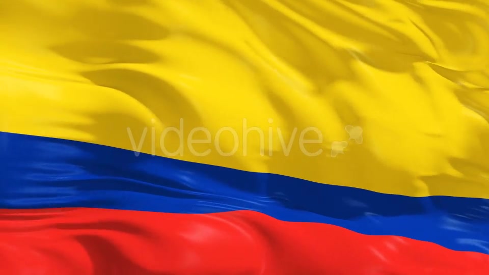 Colombia Flag 4K Videohive 20282942 Motion Graphics Image 7