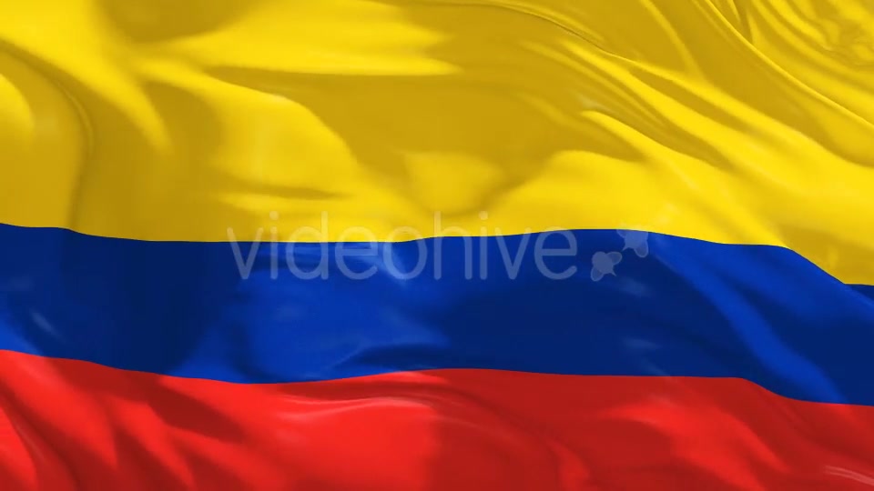 Colombia Flag 4K Videohive 20282942 Motion Graphics Image 9