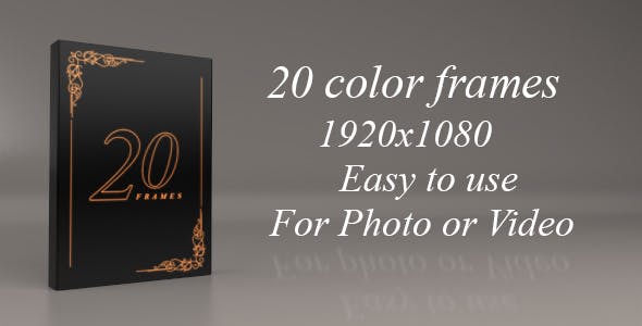 Color Frames Overlays - 20687075 Download Videohive