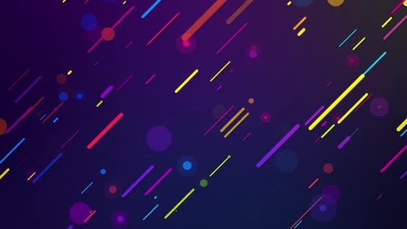 Color Lines And Bubbles - Videohive 22690667 Download