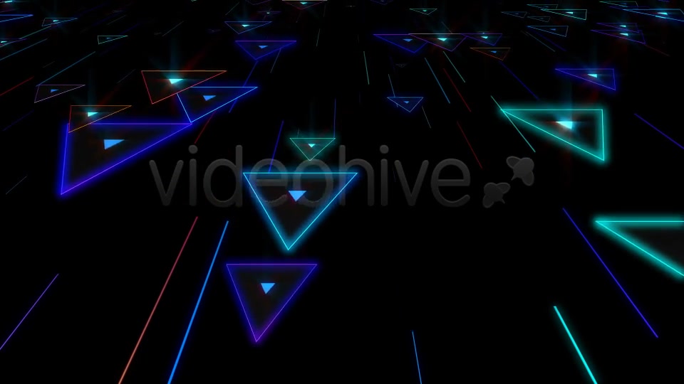 Color Triangles VJ Loop Pack (4in1) Videohive 15595638 Motion Graphics Image 11