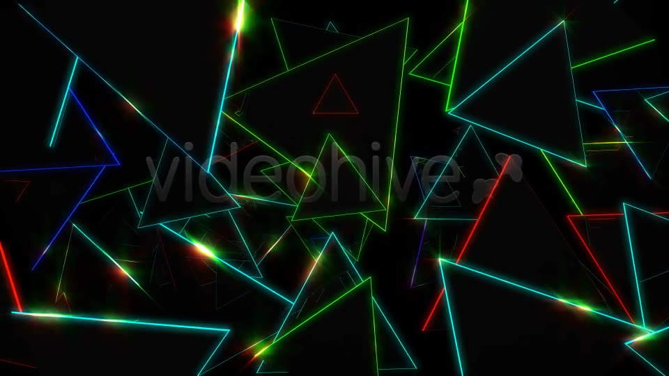 Color Triangles VJ Loop Pack (4in1) Videohive 15595638 Motion Graphics Image 2