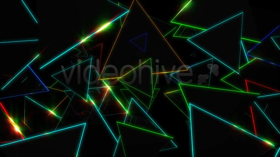 Color Triangles VJ Loop Pack (4in1) Videohive 15595638 Motion Graphics Image 3