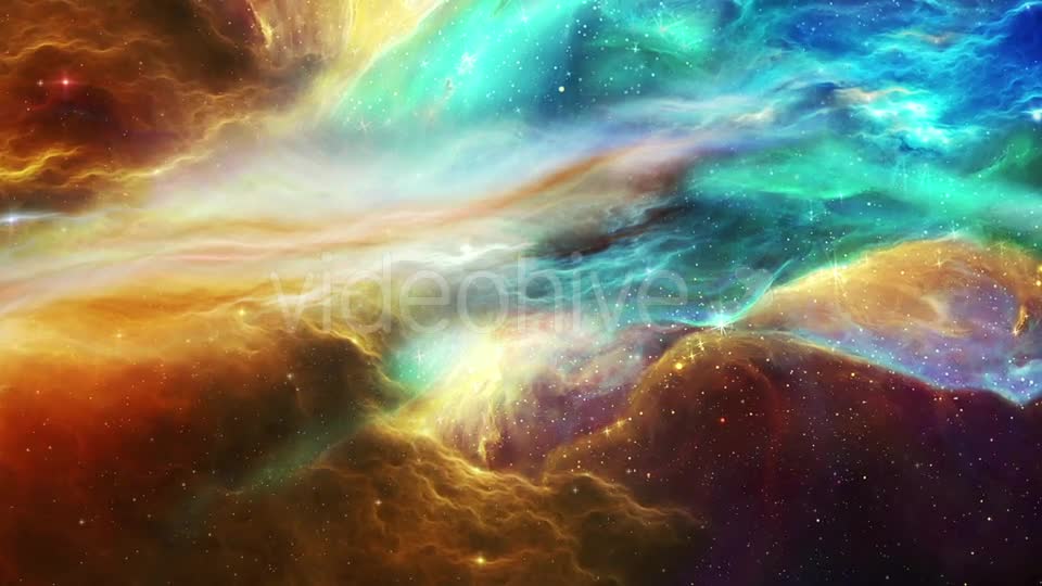 Colorful Abstraction of the Cosmic Nebula in the Vast Space Videohive 19598091 Motion Graphics Image 1