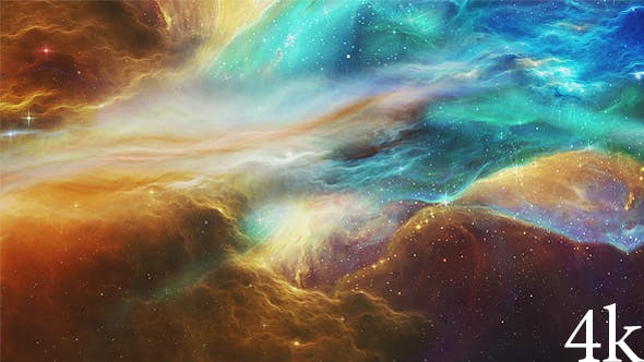 Colorful Abstraction of the Cosmic Nebula in the Vast Space - Videohive 19598091 Download