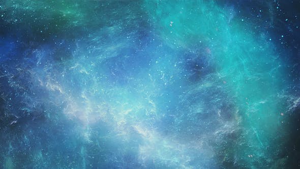 Colorful Bright Blue Space Nebula - Videohive 19155987 Download