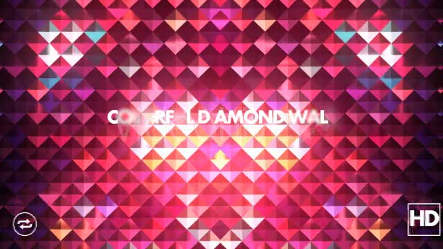 Colorful Diamond Wall Videohive 20326648 Motion Graphics Image 1