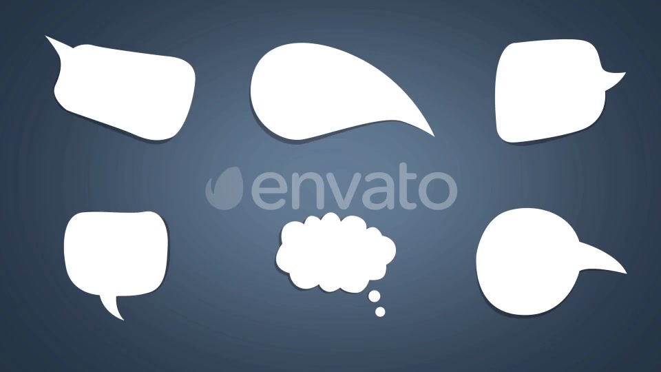 Colorful Flat Speech Bubbles Videohive 23092617 Motion Graphics Image 5