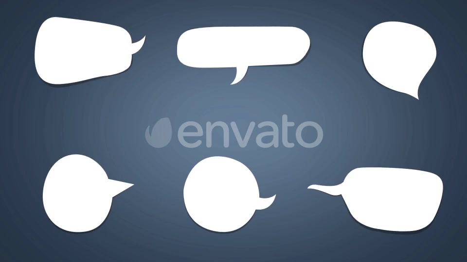 Colorful Flat Speech Bubbles Videohive 23092617 Motion Graphics Image 6