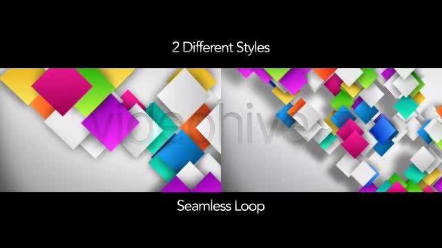 Colorful Gradient Squares Loop on Clean Background Videohive 5345512 Motion Graphics Image 1