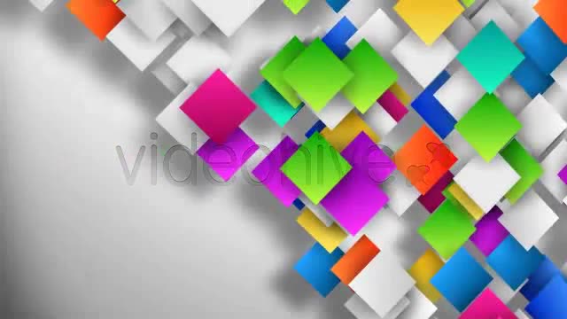 Colorful Gradient Squares Loop on Clean Background Videohive 5345512 Motion Graphics Image 2