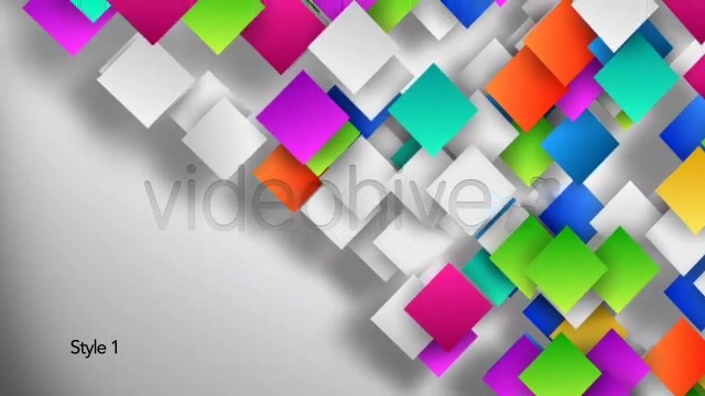 Colorful Gradient Squares Loop on Clean Background Videohive 5345512 Motion Graphics Image 3