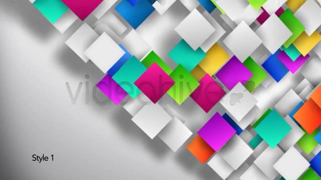 Colorful Gradient Squares Loop on Clean Background Videohive 5345512 Motion Graphics Image 4