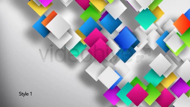 Colorful Gradient Squares Loop on Clean Background Videohive 5345512 Motion Graphics Image 5