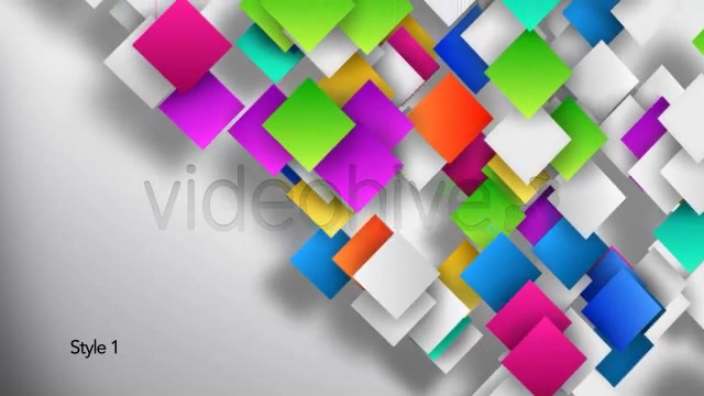Colorful Gradient Squares Loop on Clean Background Videohive 5345512 Motion Graphics Image 6
