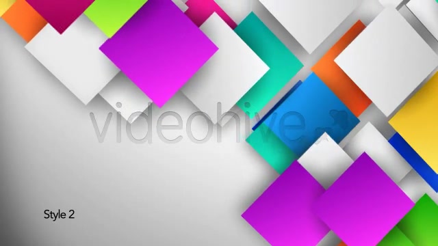 Colorful Gradient Squares Loop on Clean Background Videohive 5345512 Motion Graphics Image 7