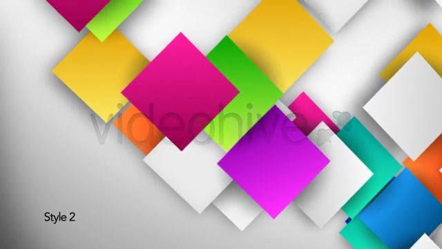 Colorful Gradient Squares Loop on Clean Background Videohive 5345512 Motion Graphics Image 8