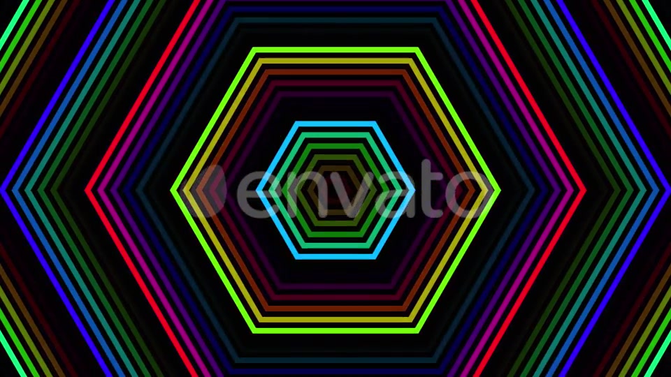 Colorful Neon VJ Loop Pack (4in1) Videohive 21824411 Motion Graphics Image 6