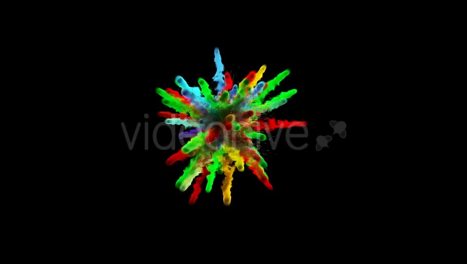 Colorful Powder Explosions Pack Videohive 20152003 Motion Graphics Image 1