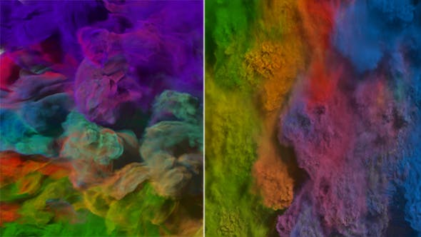Colorful Smoke Transitions - 21349615 Videohive Download