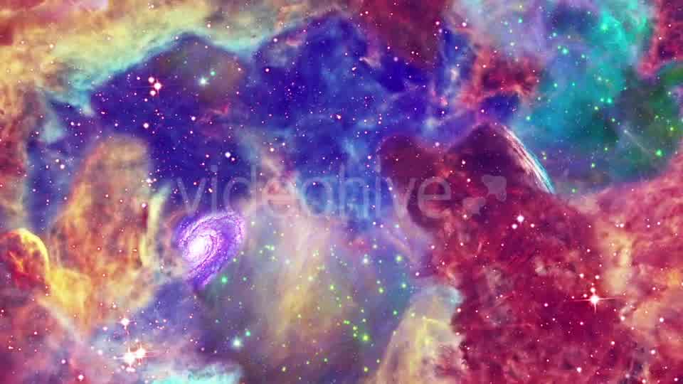 Colorful Space Nebula and Distant Galaxies Videohive 19215334 Motion Graphics Image 10