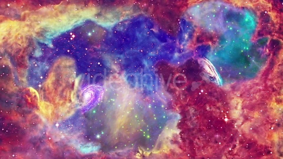 Colorful Space Nebula and Distant Galaxies Videohive 19215334 Motion Graphics Image 5