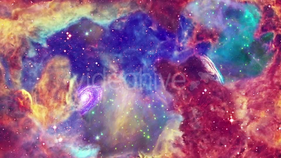 Colorful Space Nebula and Distant Galaxies Videohive 19215334 Motion Graphics Image 7