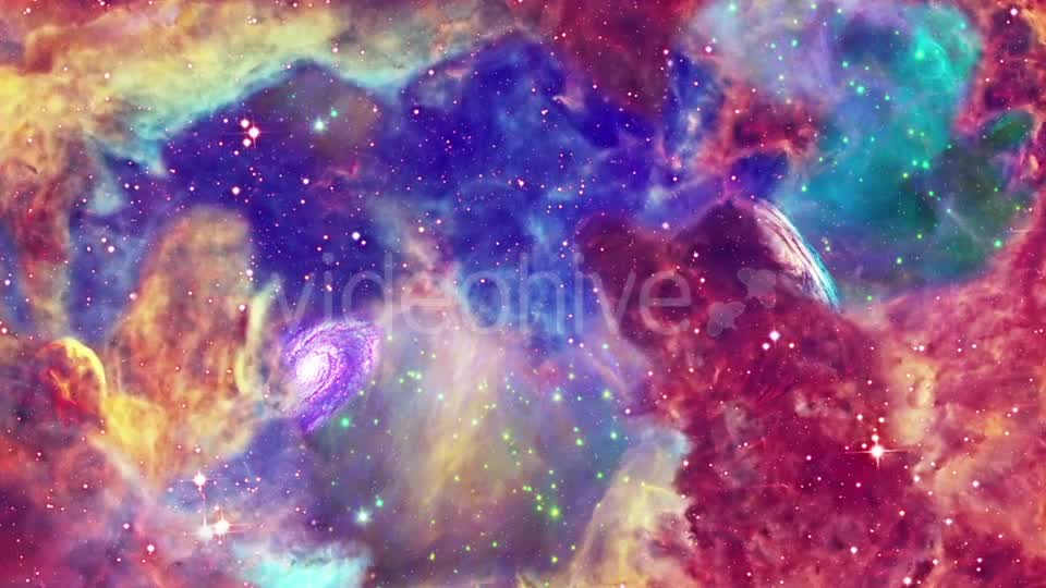 Colorful Space Nebula and Distant Galaxies Videohive 19215334 Motion Graphics Image 8