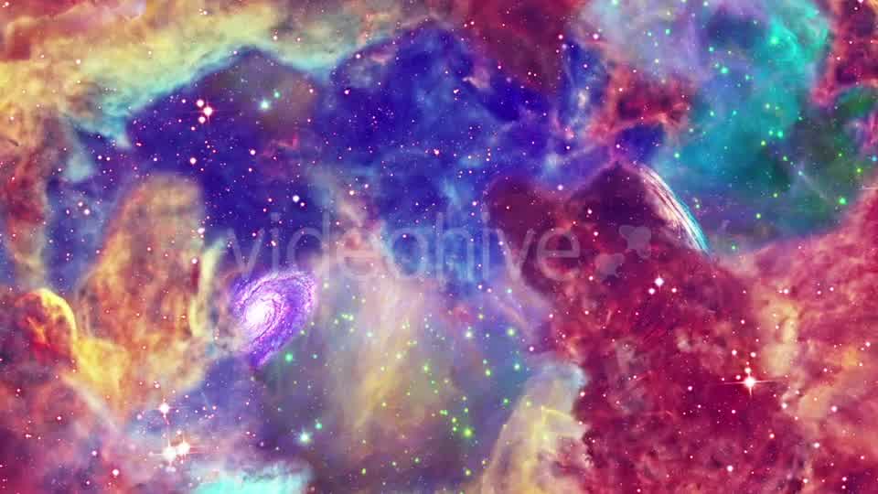 Colorful Space Nebula and Distant Galaxies Videohive 19215334 Motion Graphics Image 9