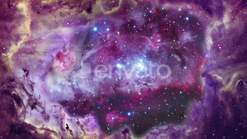 Colorful Space Nebula in the Vast Space Videohive 21841599 Motion Graphics Image 1