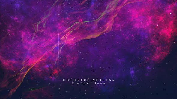 Colorful Space Nebulas - 24383534 Download Videohive