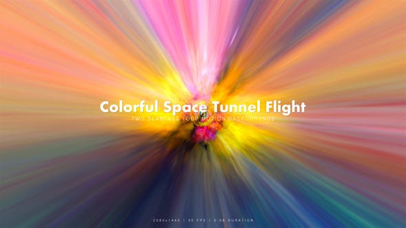 Colorful Space Tunnel Flight 11 - 20074783 Videohive Download