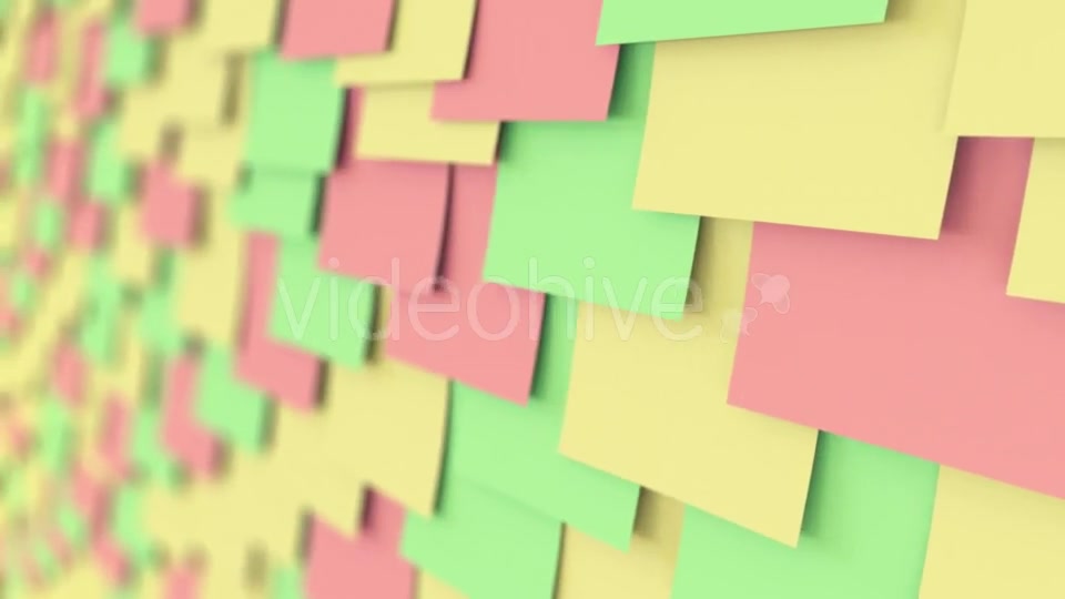 Colorful Sticky Notes On The Board Videohive 18687272 Motion Graphics Image 7