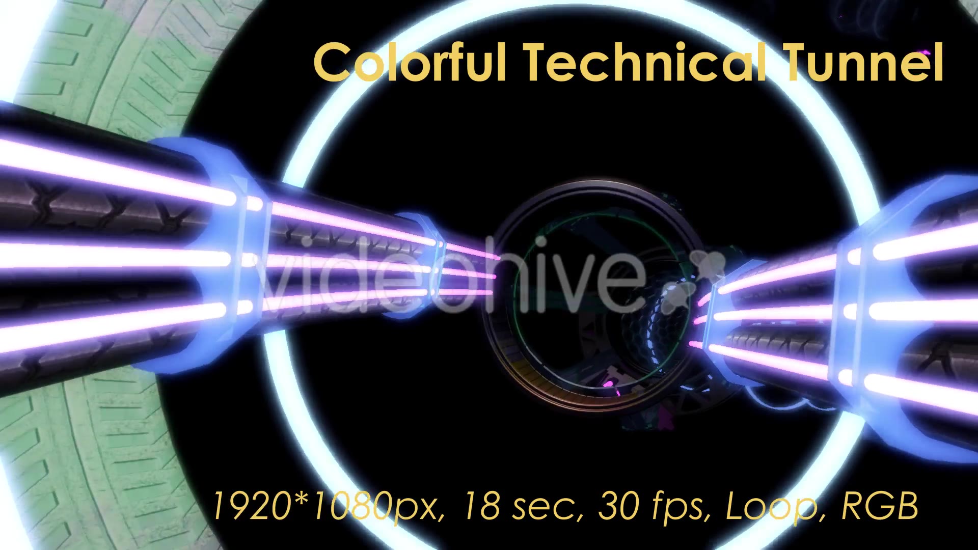 Colorful Technical Tunnel Videohive 21131228 Motion Graphics Image 5