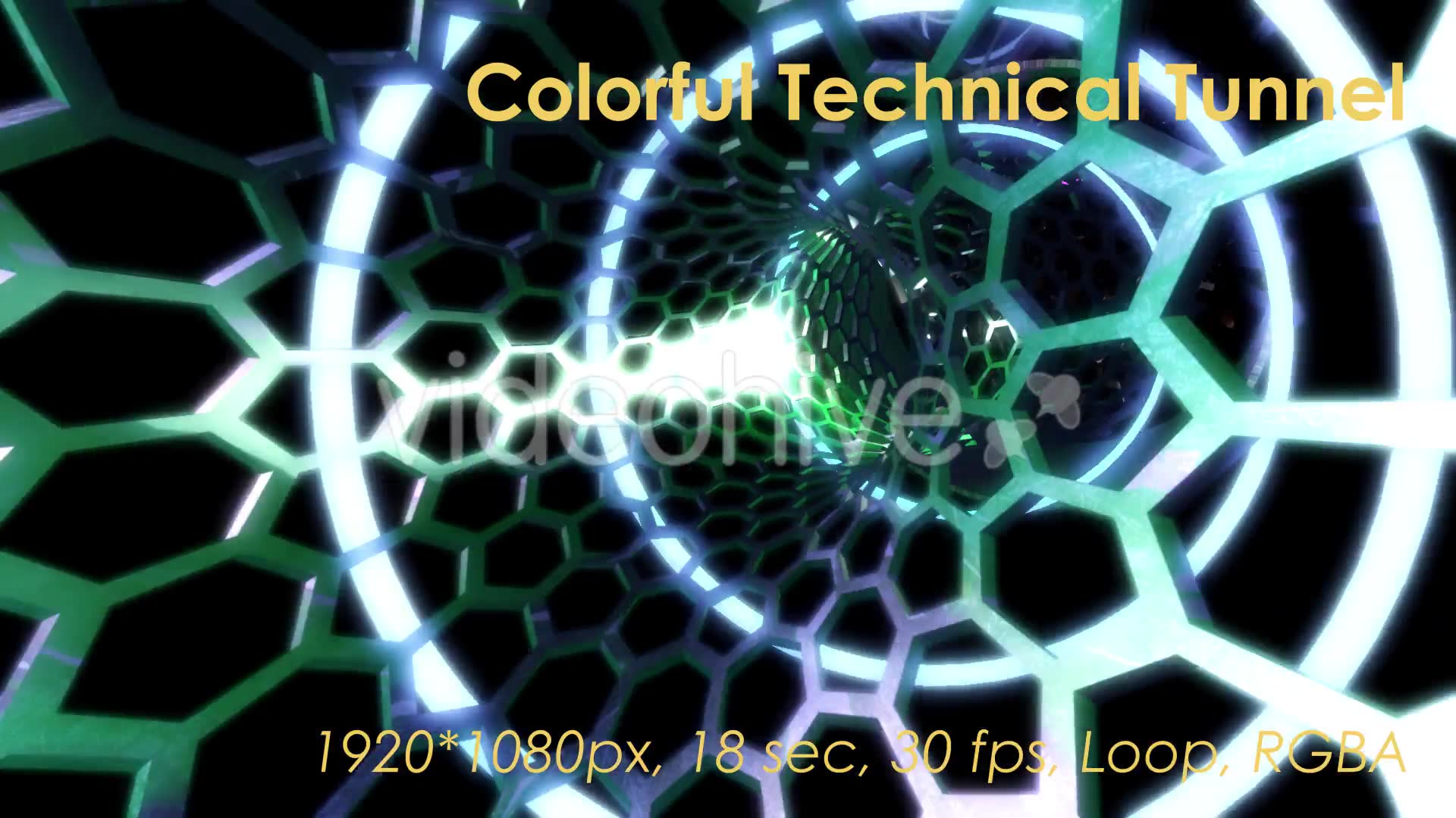Colorful Technical Tunnel Videohive 21131228 Motion Graphics Image 6