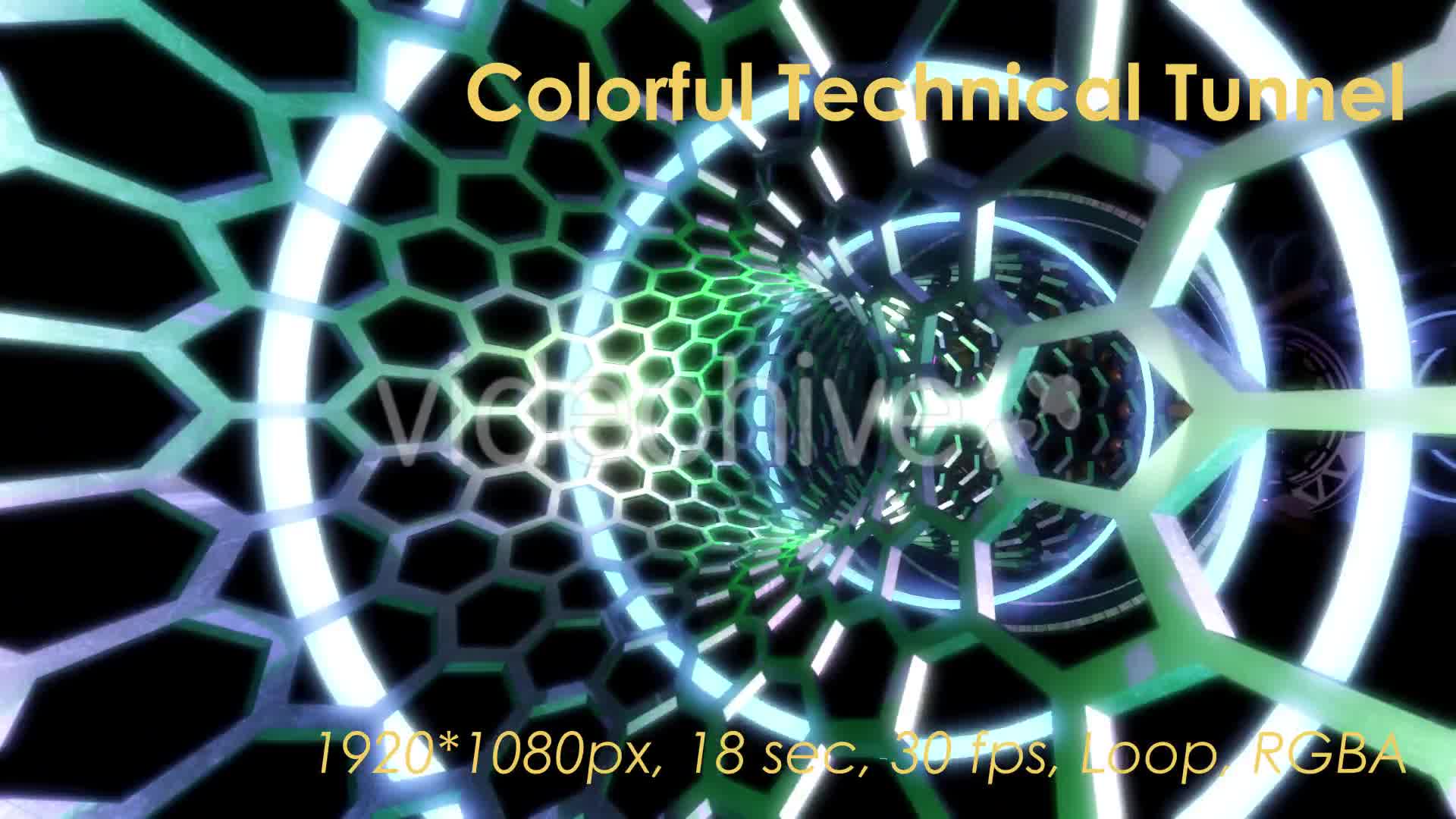 Colorful Technical Tunnel Videohive 21131228 Motion Graphics Image 9