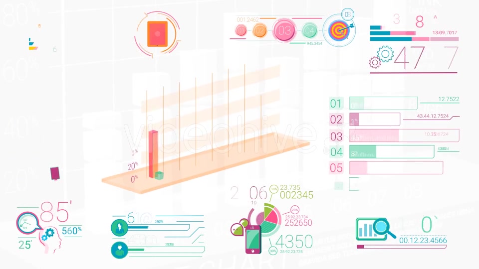 Colorfull Corporate Infographic Elements Videohive 20882216 Motion Graphics Image 10