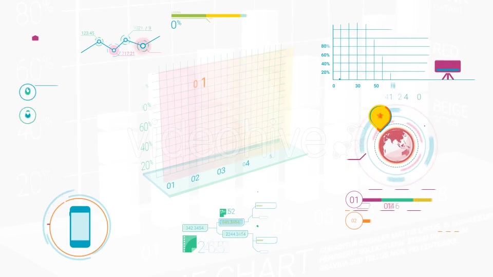 Colorfull Corporate Infographic Elements Videohive 20882216 Motion Graphics Image 8