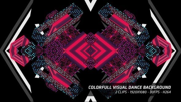 Colorfull Visual Dance Background - 24184149 Download Videohive