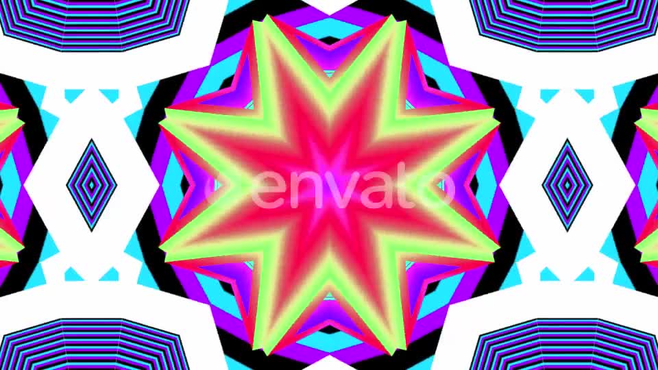 Colourful Pop VJ Kaleido Videohive 21937376 Motion Graphics Image 1