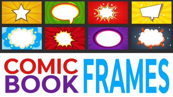 Comic Book Frames - Download 23147642 Videohive