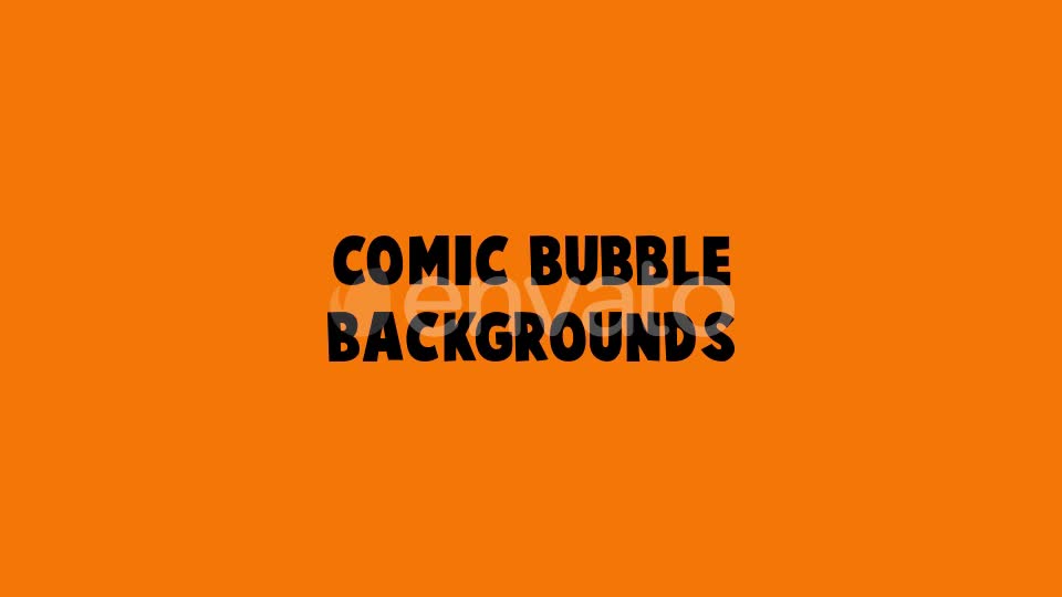 Comic Bubble Backgrounds Videohive 23221122 Motion Graphics Image 1