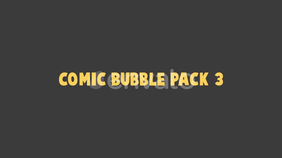 Comic Bubbles Pack 3 Videohive 23264348 Motion Graphics Image 1