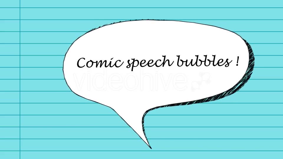 Comic Speech Bubbles and Extra Elements Videohive 8763539 Motion Graphics Image 2