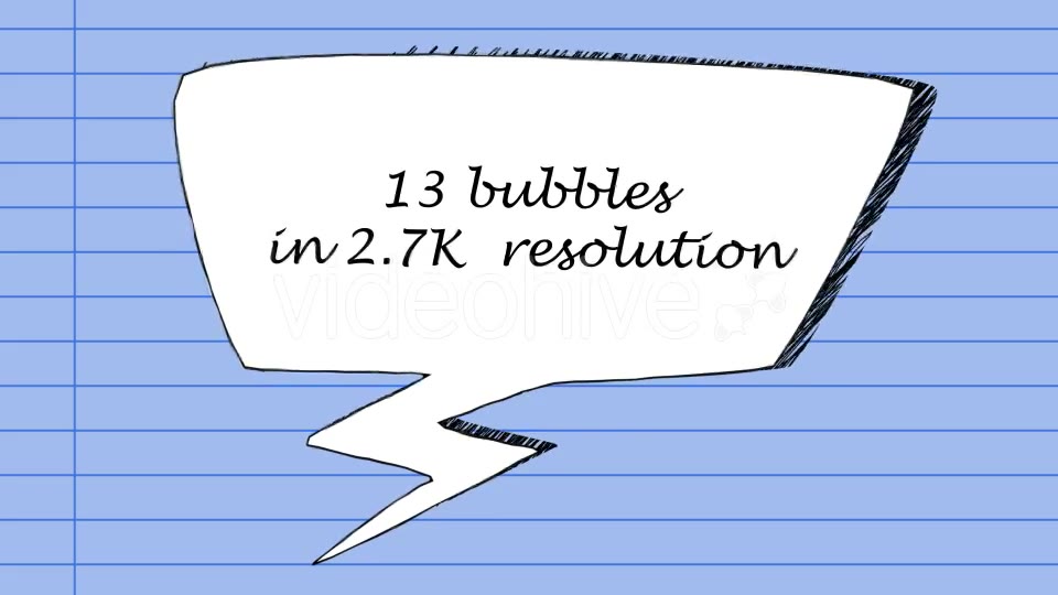 Comic Speech Bubbles and Extra Elements Videohive 8763539 Motion Graphics Image 3