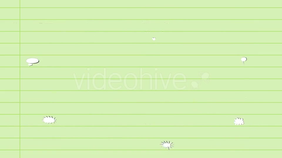 Comic Speech Bubbles and Extra Elements Videohive 8763539 Motion Graphics Image 8
